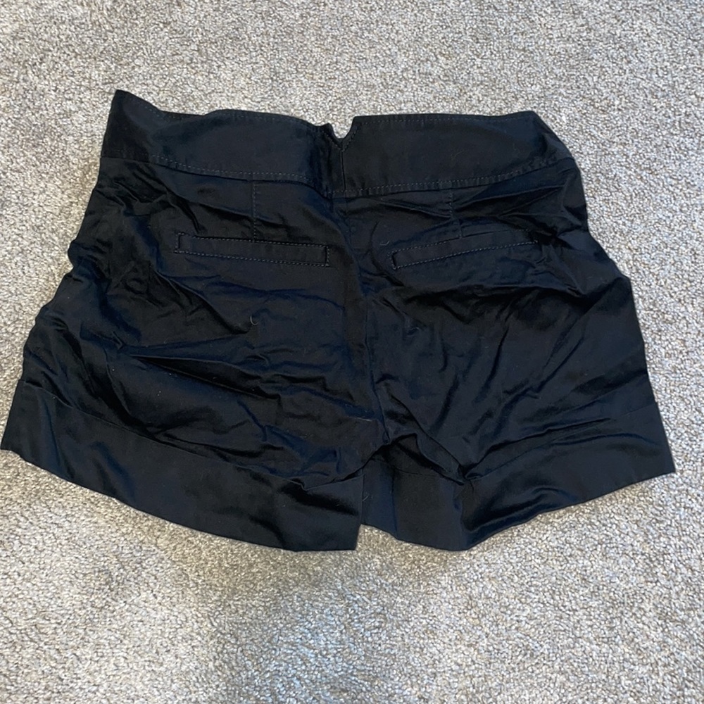 Express Design Studio Black Button Shorts - image 2